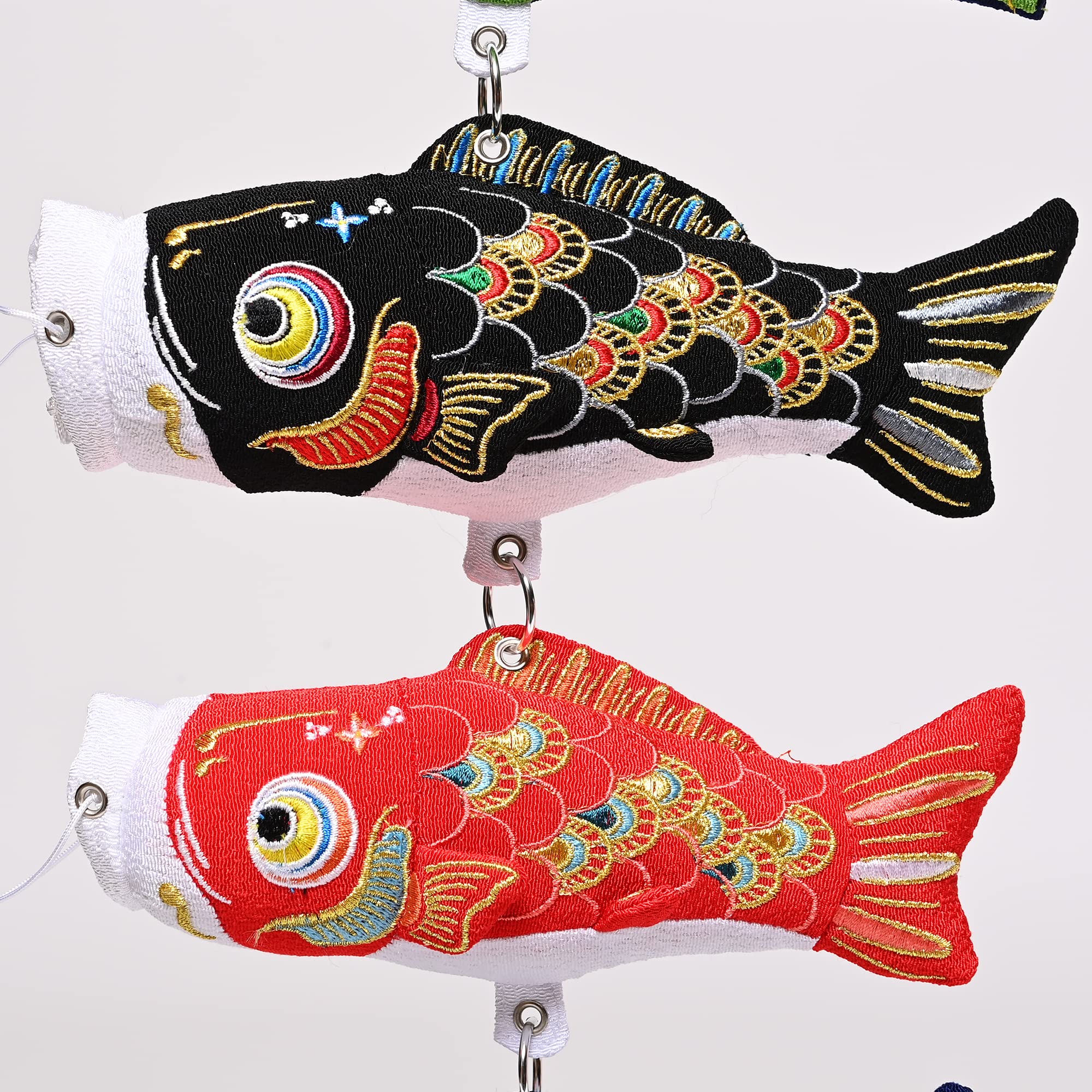 Amazon | 【五月人形】【つるし飾り】五匹鯉のぼり(特小)【室内