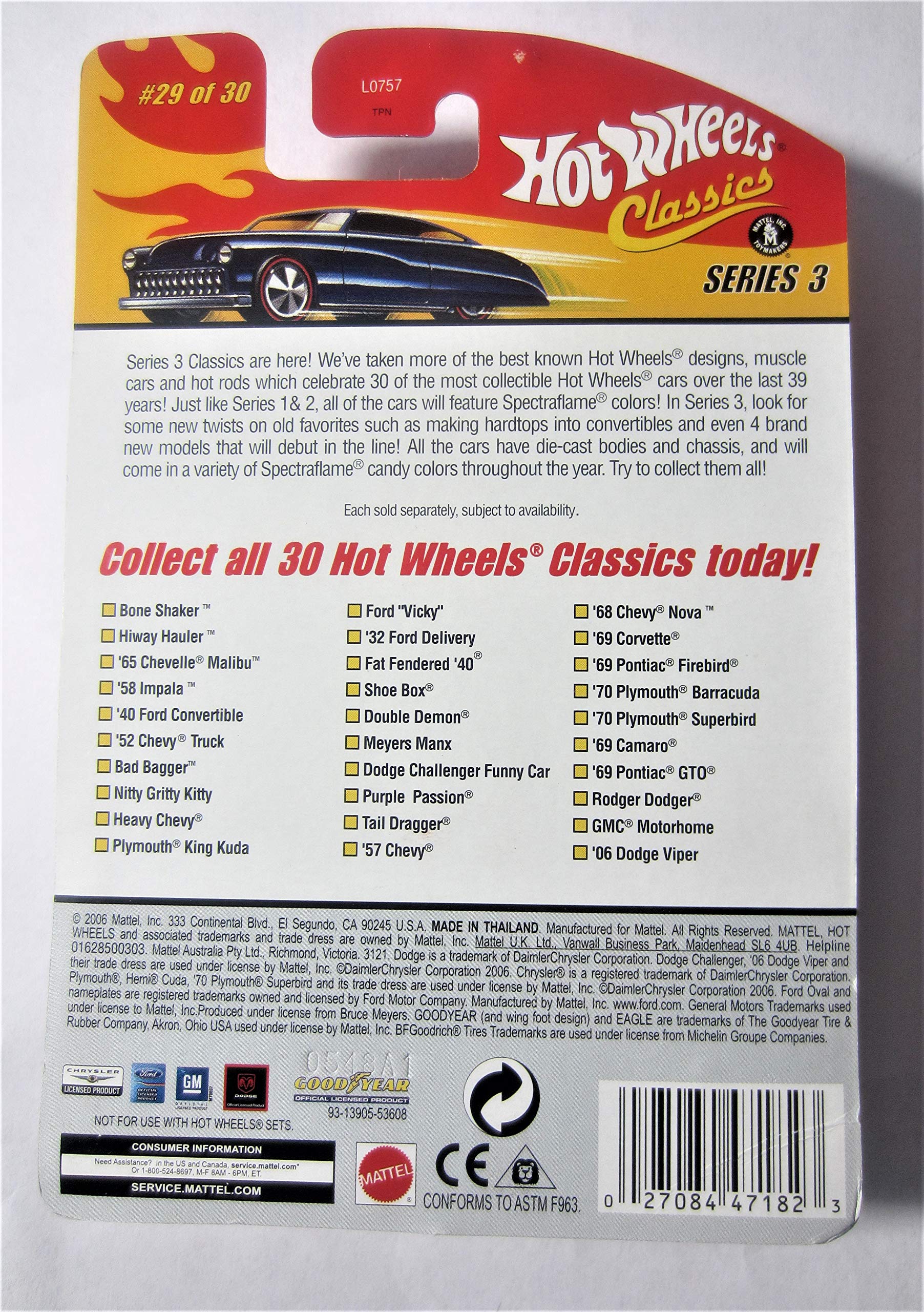 Amazon.com: Hot Wheels Classics Series 3 GMC Motorhome 1:64 Scale