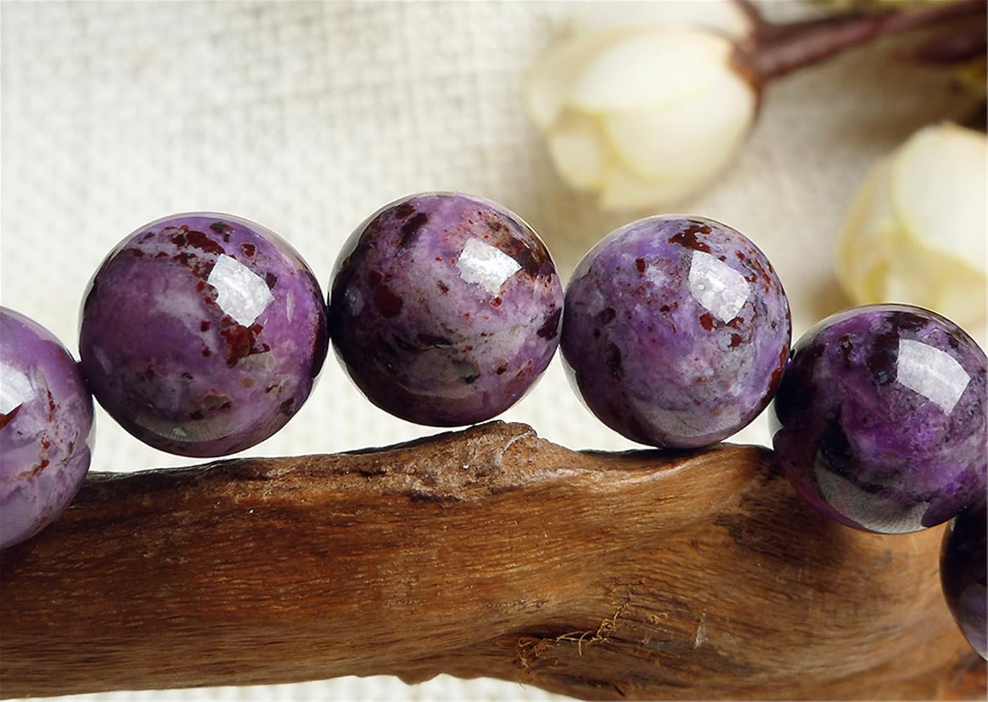 Amazon | 【麗子坊】 送料：無料 ブレスレット 【スギライト】 玉径