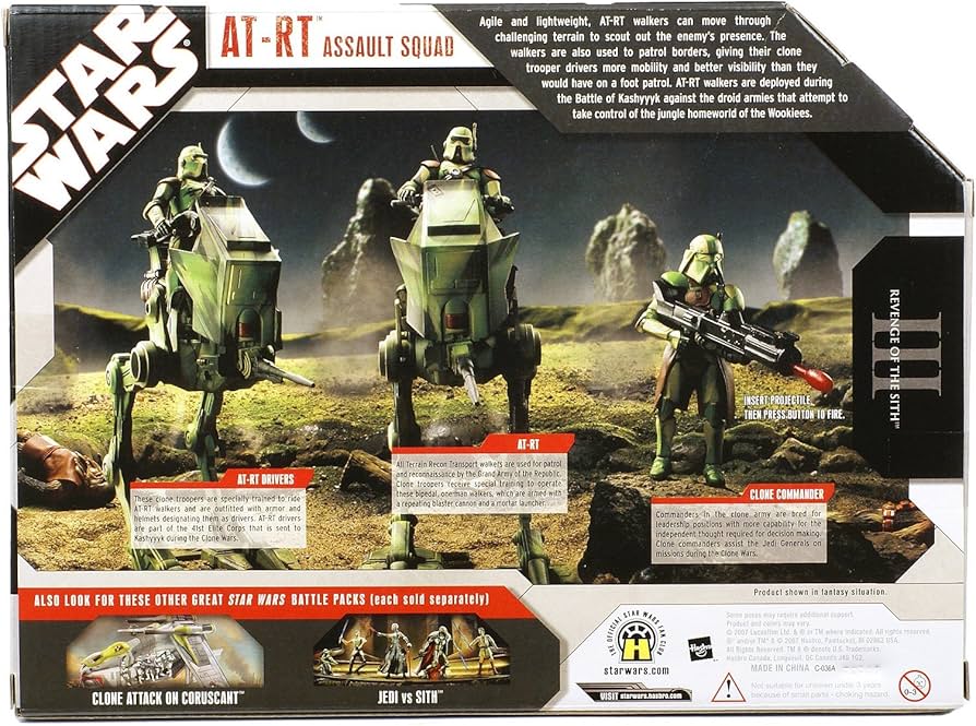 Amazon.co.jp: スター・ウォーズ AT-RT アサルト スクァッド バトル