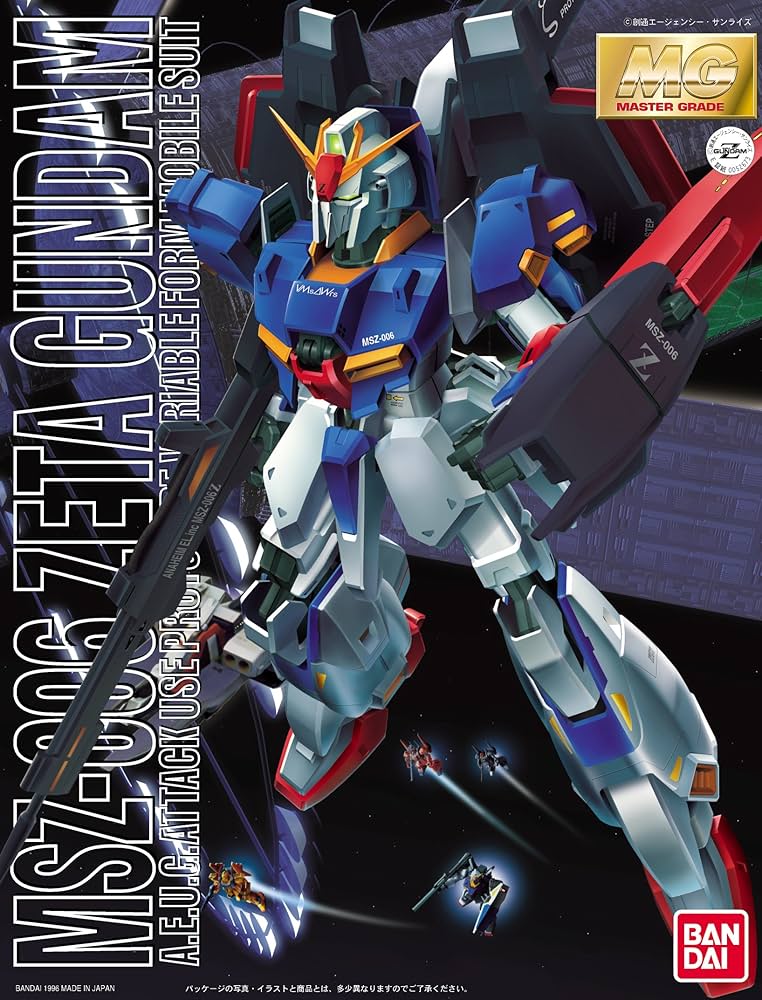 Amazon.com: Bandai Hobby MSZ-006 ZETA GUNDAM, Bandai Master Grade