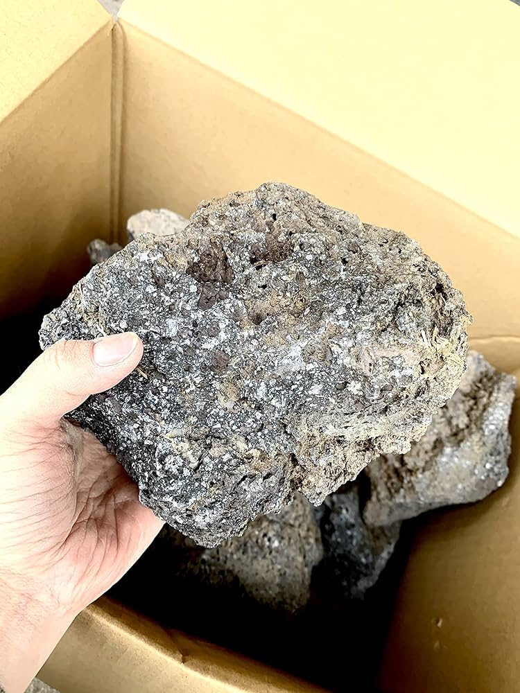 Amazon.co.jp: 富士山 溶岩石 (高濾過) ブラック 黒 19kg 150-300mm