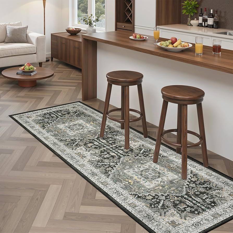 Amazon.com: Madane Washable Kitchen Runner Rug 2x6, Ultra-Thin Non