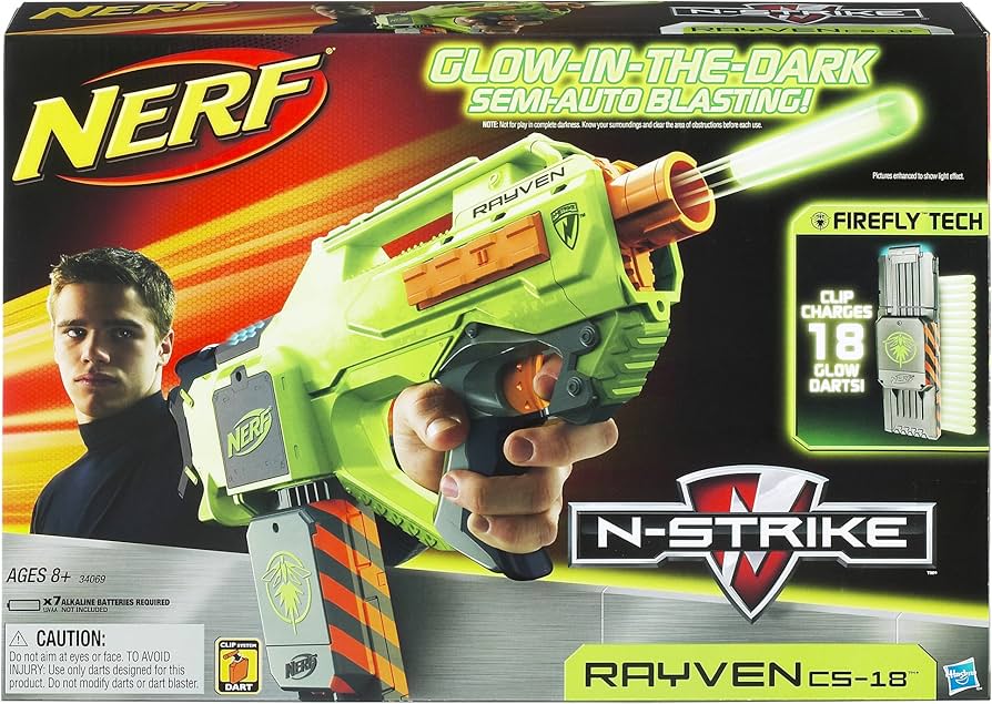 Amazon.co.jp: NERF ナーフ N-ストライク レイブン CS-18 輸入版