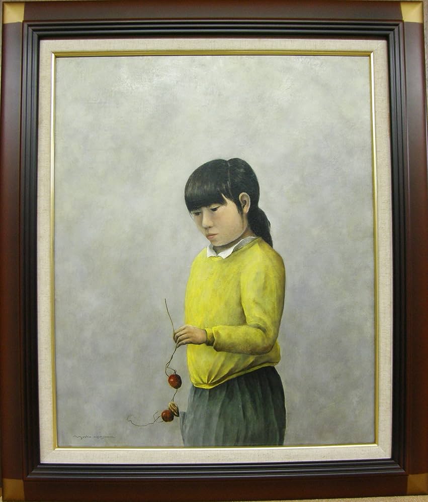 Amazon｜油彩 萩原義雄 「人物」 F15号｜アートワーク・ポスター