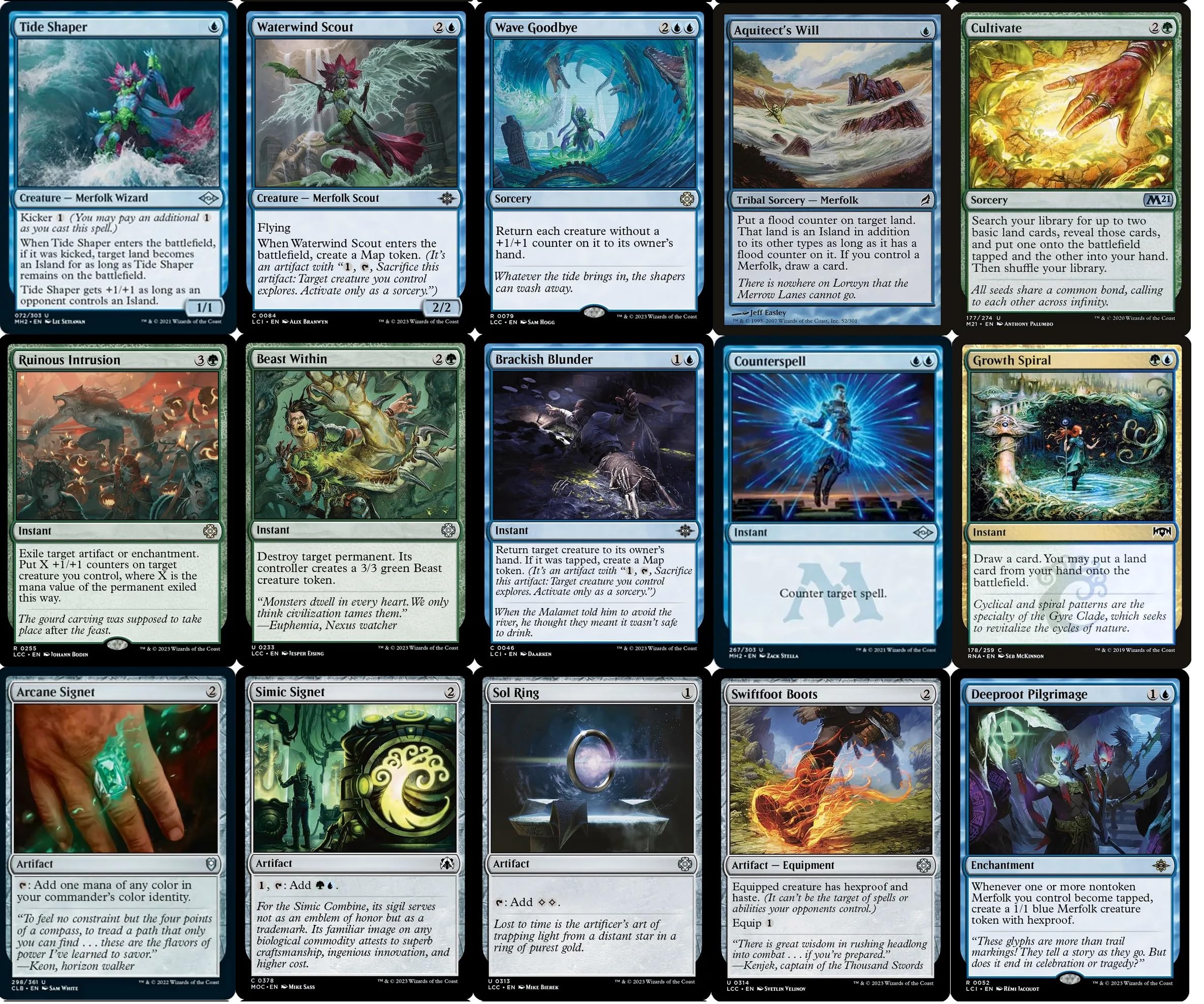 Amazon.co.jp: エリートコマンダー マーフォークデッキ - シミック