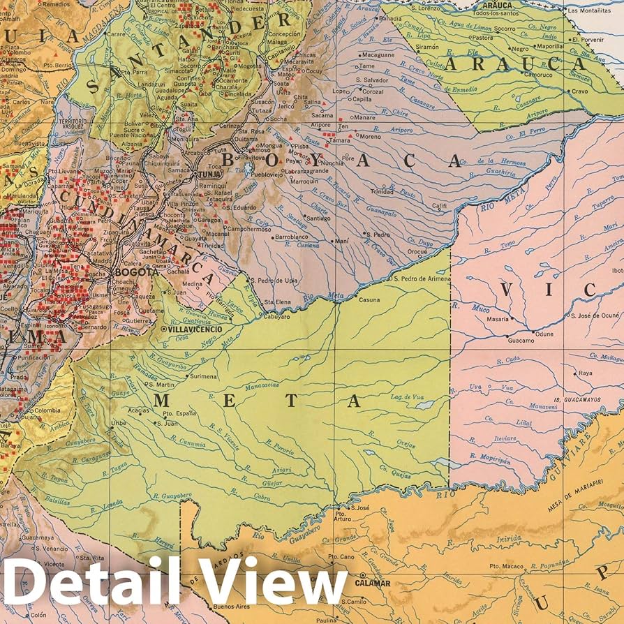 Amazon.co.jp: 歴史地図 - コロンビア共和国のコーヒーマップ世界最大