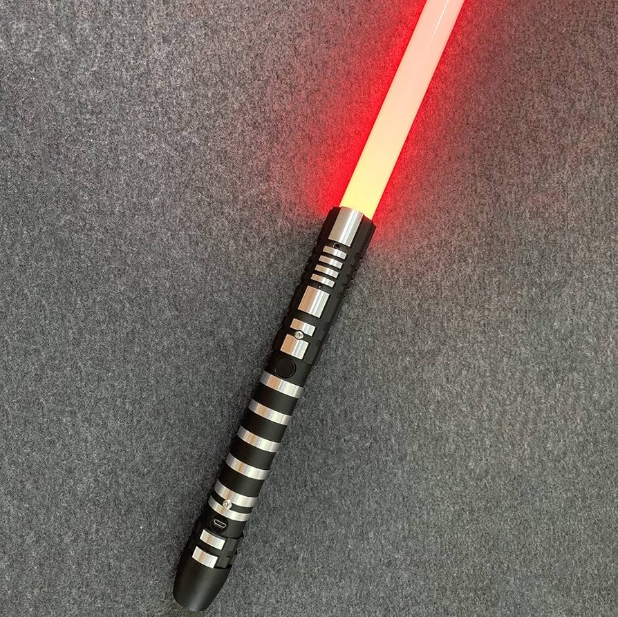 Amazon | YUDIZWS 赤ライトセーバー決闘おもちゃ、メタルヒルトFX