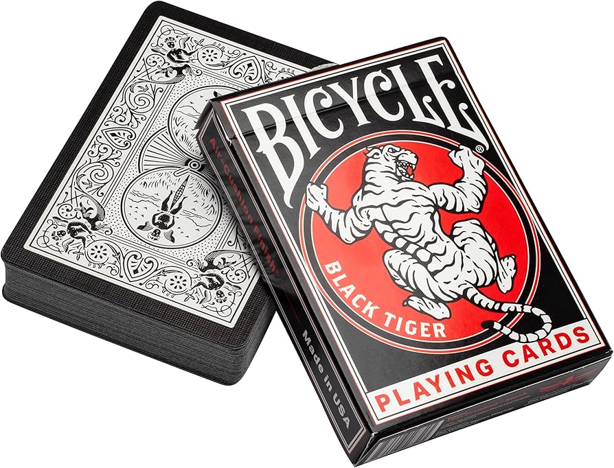 Amazon.co.jp: バイスクル(Bicycle) トランプ Black Tiger [並行輸入品