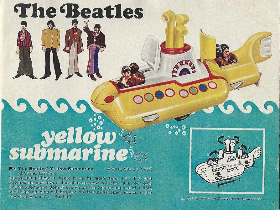 Amazon.co.jp: コーギー(CORGI) ビートルズ イエロー サブマリン
