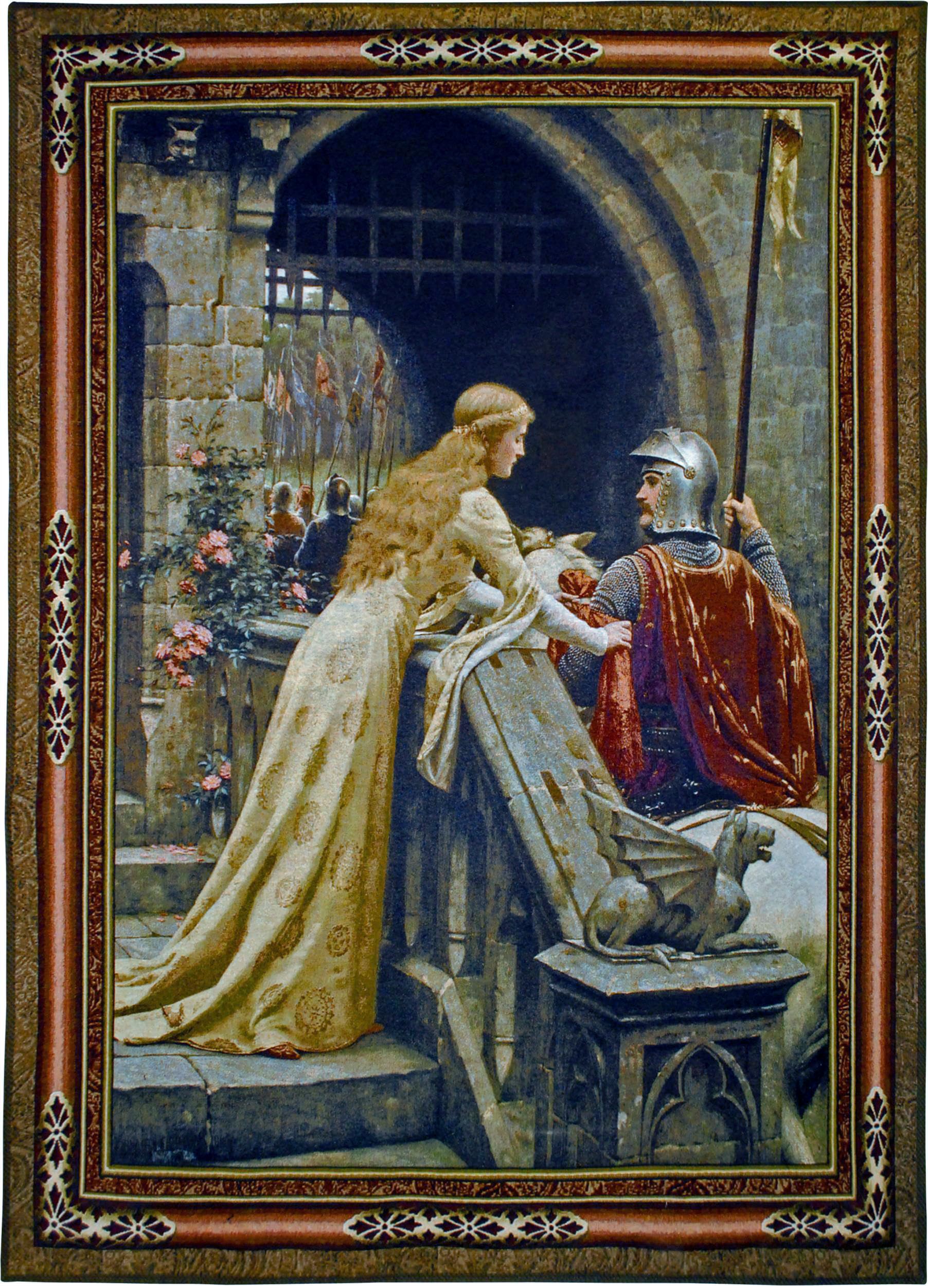 Amazon.com: Godspeed by Edmund Blair Leighton | Woven Tapestry