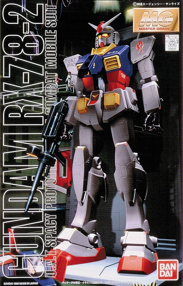 Amazon.com: RX-78-2 Gundam Mobile Suit Gundam, Bandai MG 1/100