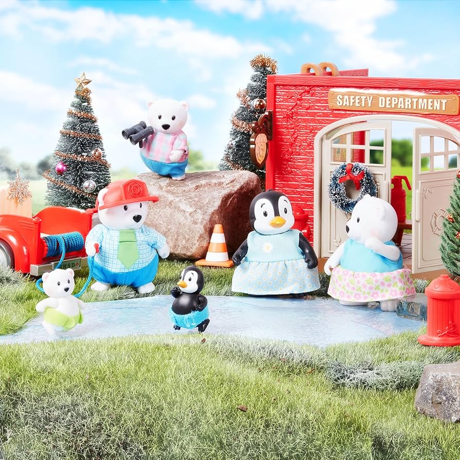 Amazon.com: Li'l Woodzeez – McBristly Porcupine Family Set with