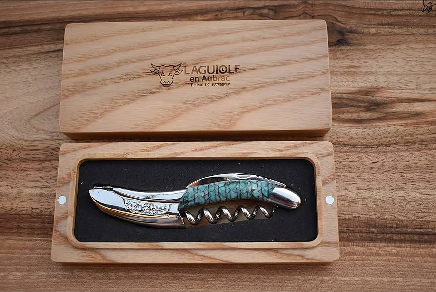 Amazon | Laguiole En Aubrac 光沢ソムリエウェイターコルクスクリュー