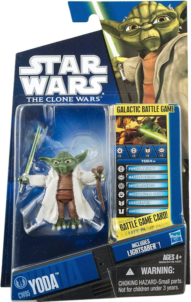 Amazon.com: Star Wars Clone Wars Animated 2010 Figure Yoda #05