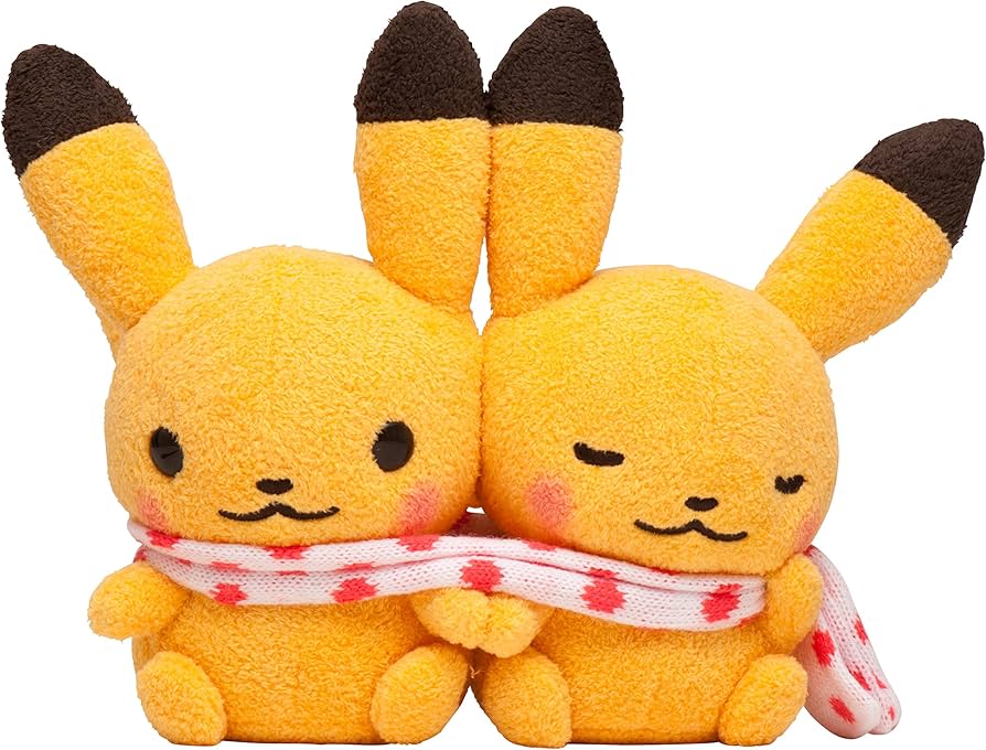 Amazon.co.jp: ポケモンセンターオリジナル ピカチュウペアぬいぐるみ