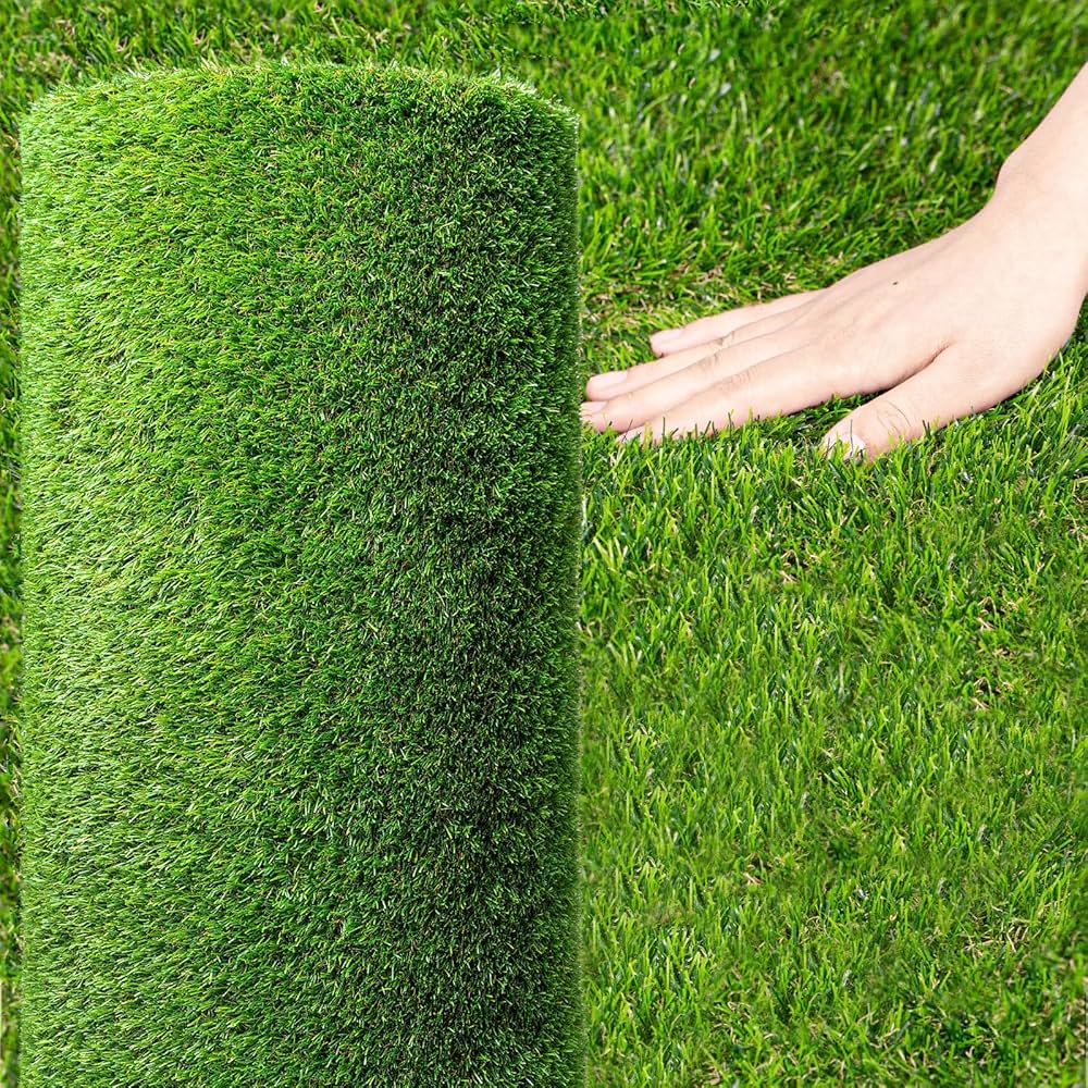 Amazon | 人工芝 芝丈30mm 1x10m 防草 人工 芝生 U字ピン30本付き UV