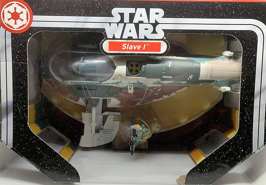 Amazon.com: Slave 1 with Boba Fett Figure - Star Wars OTC Vehicle