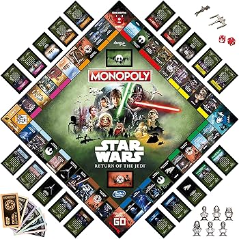 Amazon.com: Hasbro Gaming Monopoly: Star Wars Return of The Jedi