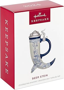 Amazon.com: Hallmark Keepsake Christmas Ornament 2024, Beer Stein