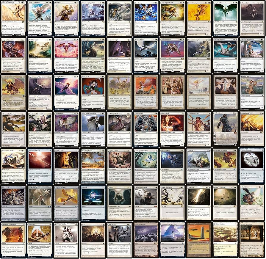 Angel Commander Deck - Custom Built - Elite - MTG - EDH - 100 Card