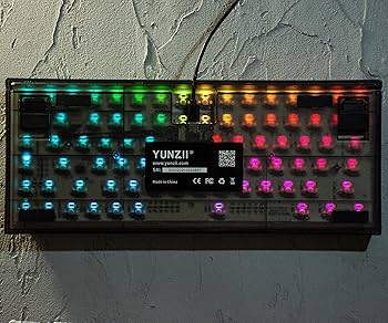 Amazon | YUNZII KC84 Pro ホットスワップ可能なメカニカルキーボード