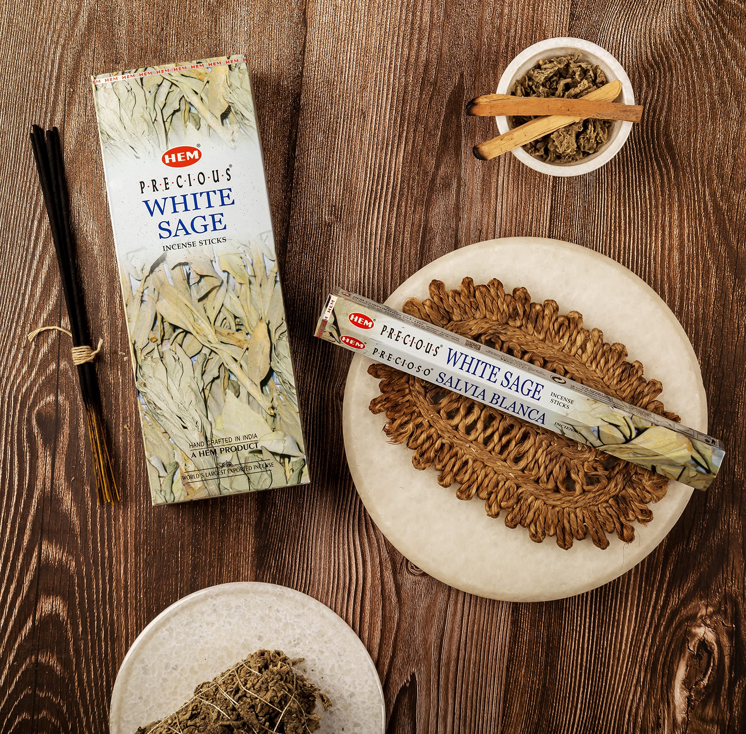Amazon | HEM ヘム ホワイトセージ WHITESAGE ステック お香 6箱