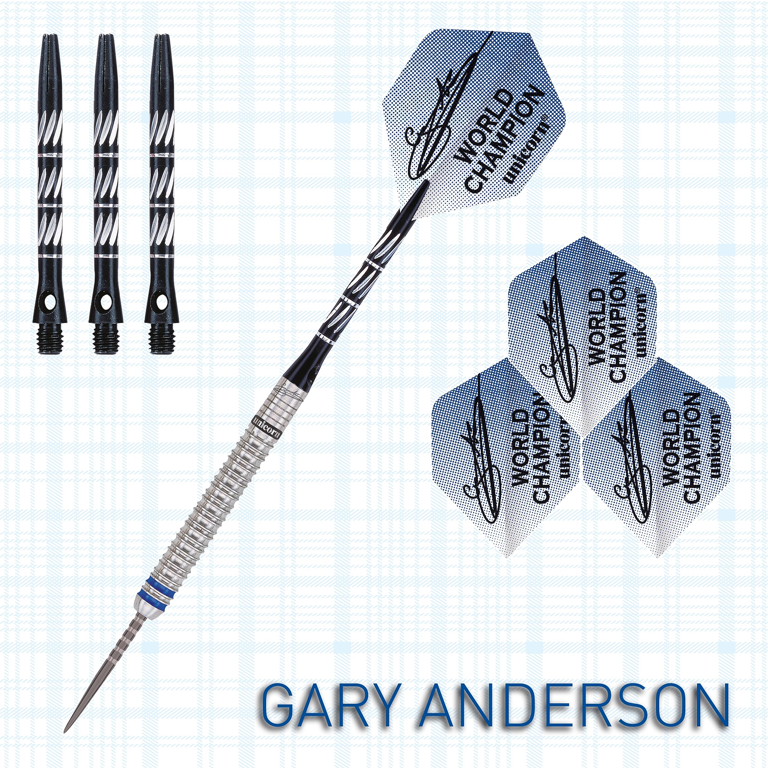 Amazon.co.jp: unicorn WORLD CHAMPION Gary Anderson PHASE 3 STEEL