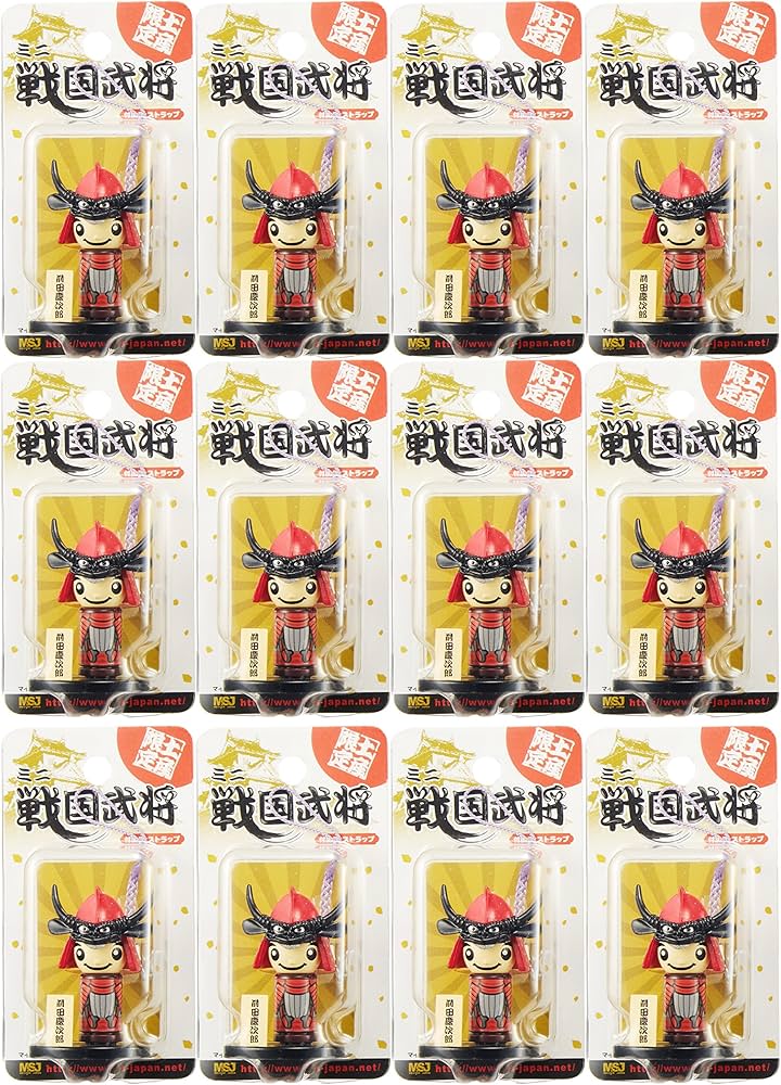 Amazon.co.jp: ミニ戦国武将ストラップ付き・12種セット : おもちゃ
