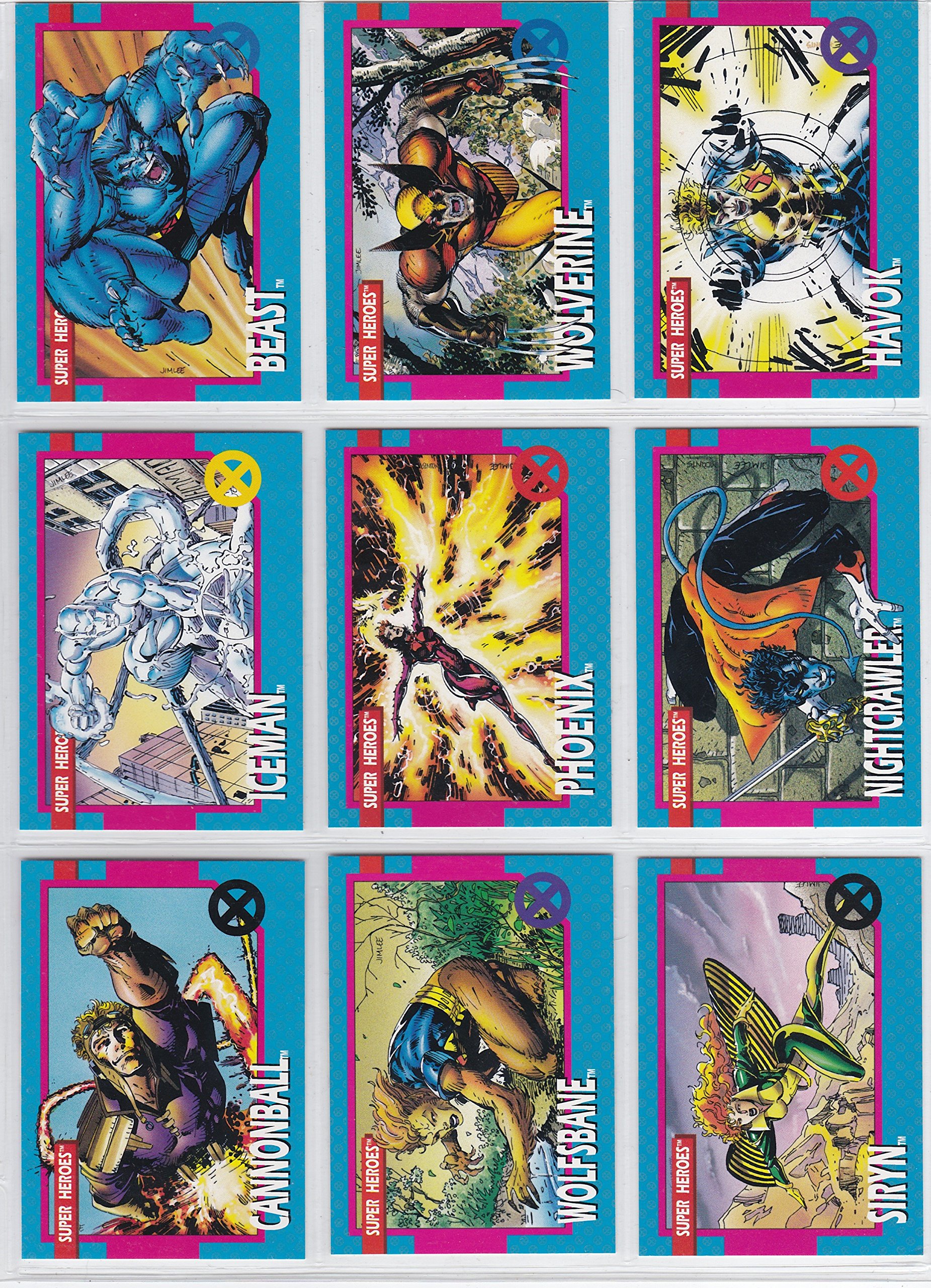 Amazon.com: 1992 X-Men Series I Base Set of 100 Cards : Toys & Games
