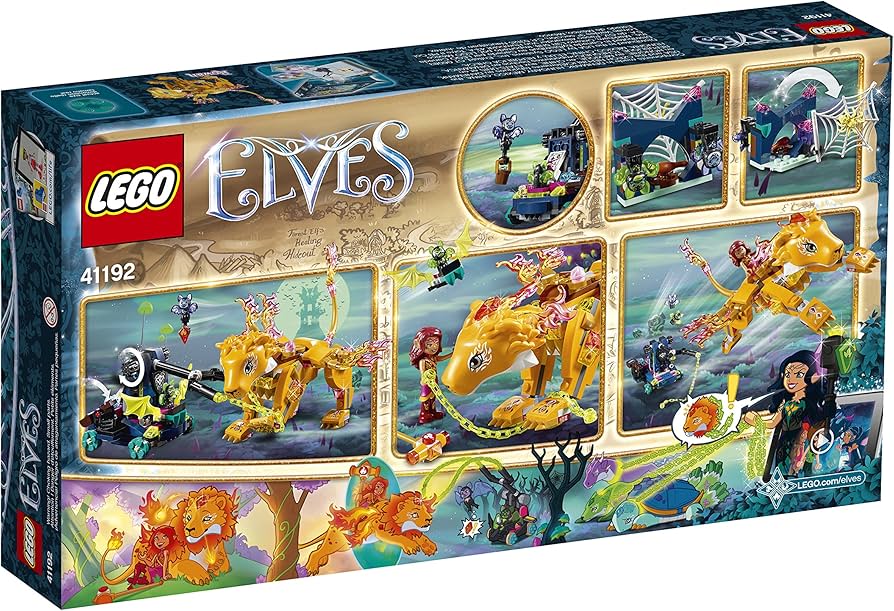 Amazon.com: LEGO Elves Azari & the Fire Lion Capture 41192