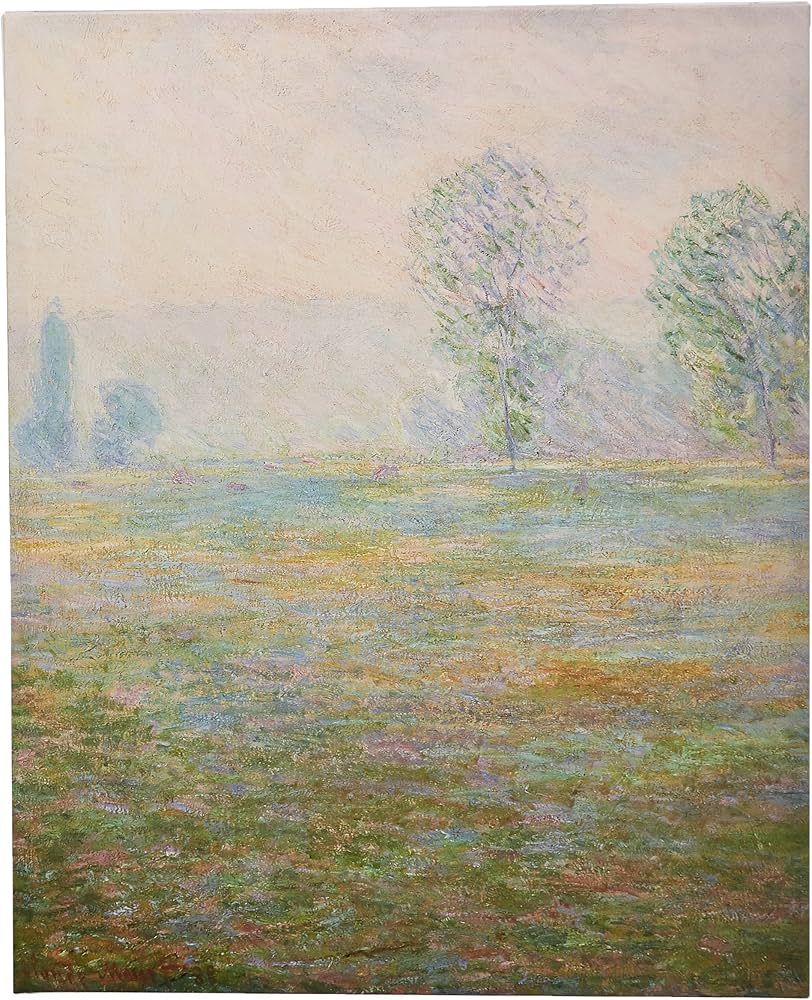 Amazon｜Trademark Fine Art Meadows in Giverny 1885 クロード・モネ