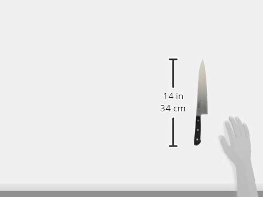 Amazon｜ミソノ(Misono) モリブデン鋼 牛刀 (ツバナシ) No.612/21cm