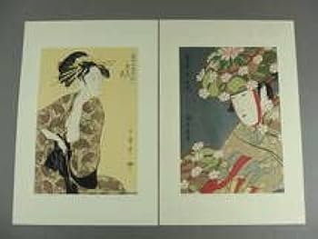 Amazon.co.jp: 骨董・版画悠々洞出版 歌麿名作撰 全15集30作品手摺木