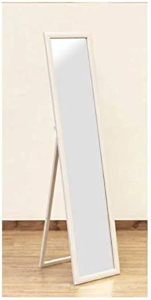 Amazon.co.jp: スタンドミラー 全身 安い 姿見 鏡 35cm (ホワイト(WH