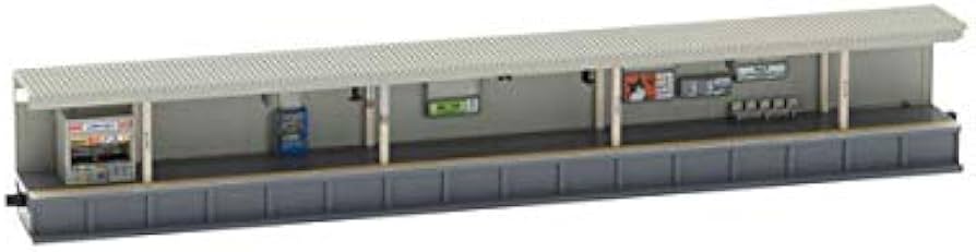 Amazon | TOMIX Nゲージ 対向式ホーム 都市型 売店・照明付延長部 4288