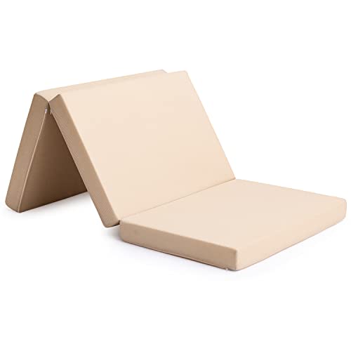 タンスのゲン 高反発マットレス 3つ折り 高密度30D 210N 極厚10cm