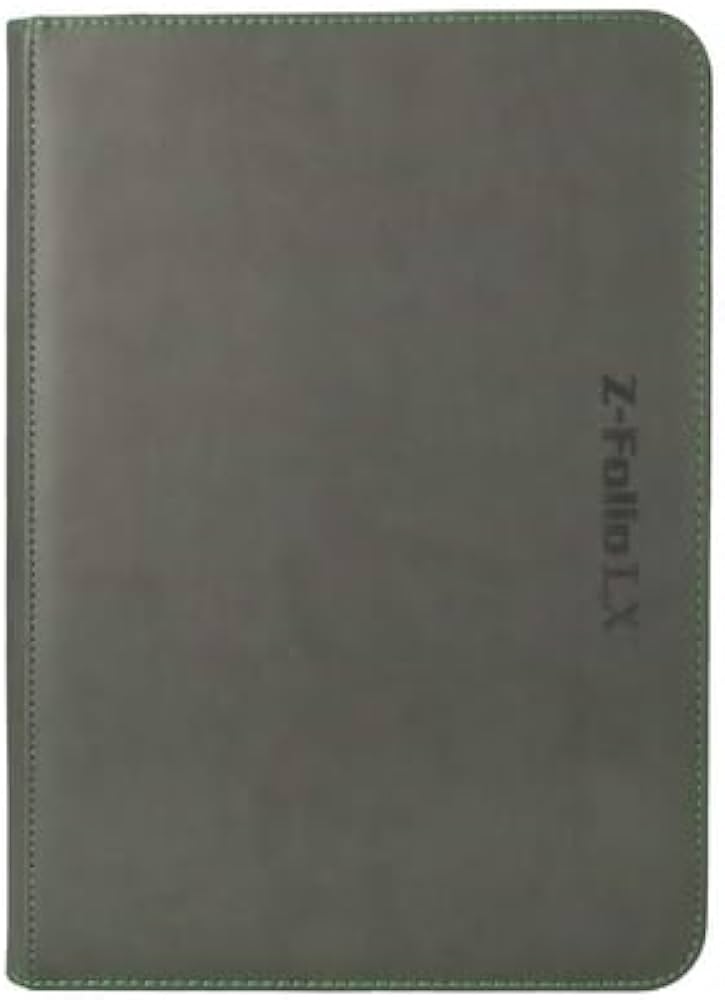 Amazon.com: BCW Z-Folio LX Zipper Portfolio - Premium Gray