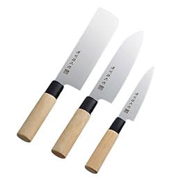 Amazon｜濃州孫六作 和包丁3点セット(黒口輪) 80M 5357-377｜包丁
