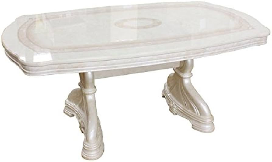Amazon｜サルタレッリ アマルフィダイニングテーブル 165cm アイボリー