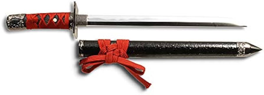 Amazon.co.jp: 【模造刀/模擬刀】ミニ忍者刀 赤糸仕様 : ホーム＆キッチン