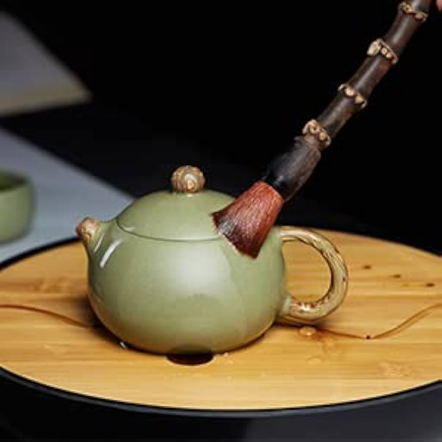 Amazon | ポカロティー 中国茶器宜興豆青砂紫砂急須陶器ティーポット