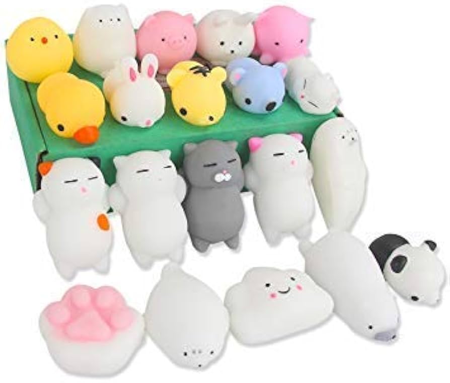 Amazon | OneHorse 20個セット スクイーズ おもちゃ もちもち ストレス