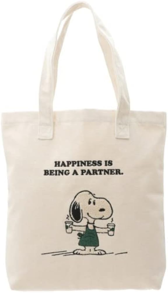 Amazon.co.jp: 品 スターバックス スヌーピー コラボ キャンバストート