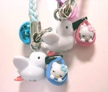 Amazon | ビッグスター ハローキティ こうのとりキティ 根付け