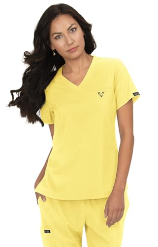 Amazon.com: KOI Basics KOI1011 Women's Scrub Top Sunshine XL