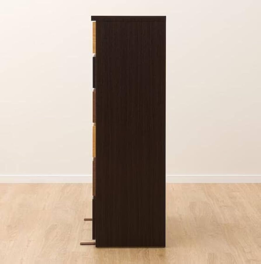 Amazon｜ニトリ(NITORI) ハイチェスト カレナ 80HC DBR 503661