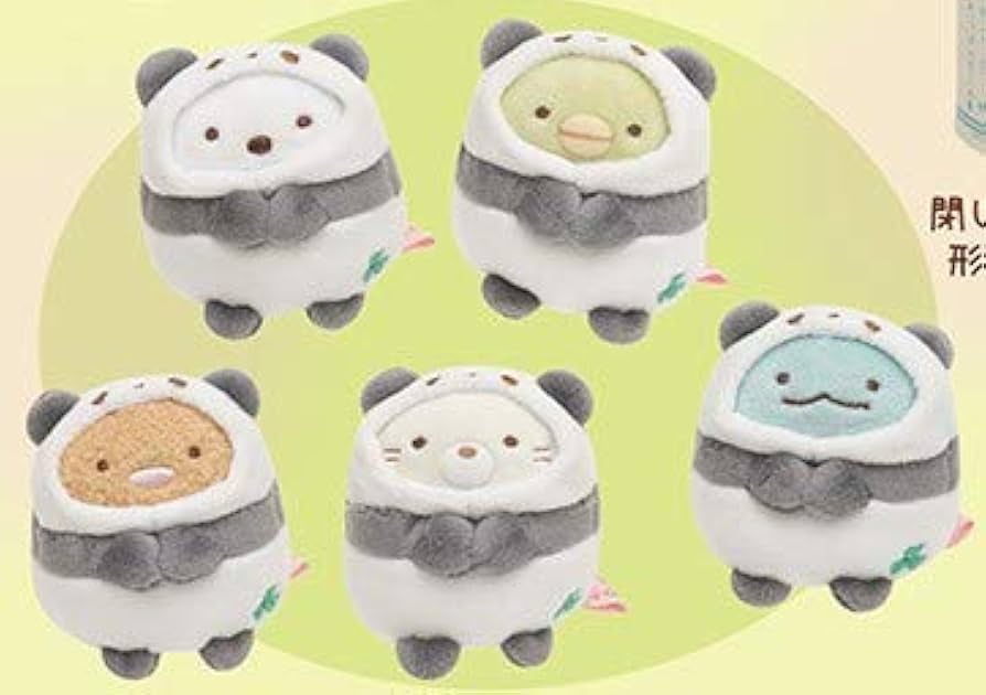 Amazon.co.jp: すみっコぐらし すみっコぱんだ てのりぬいぐるみ ねこ