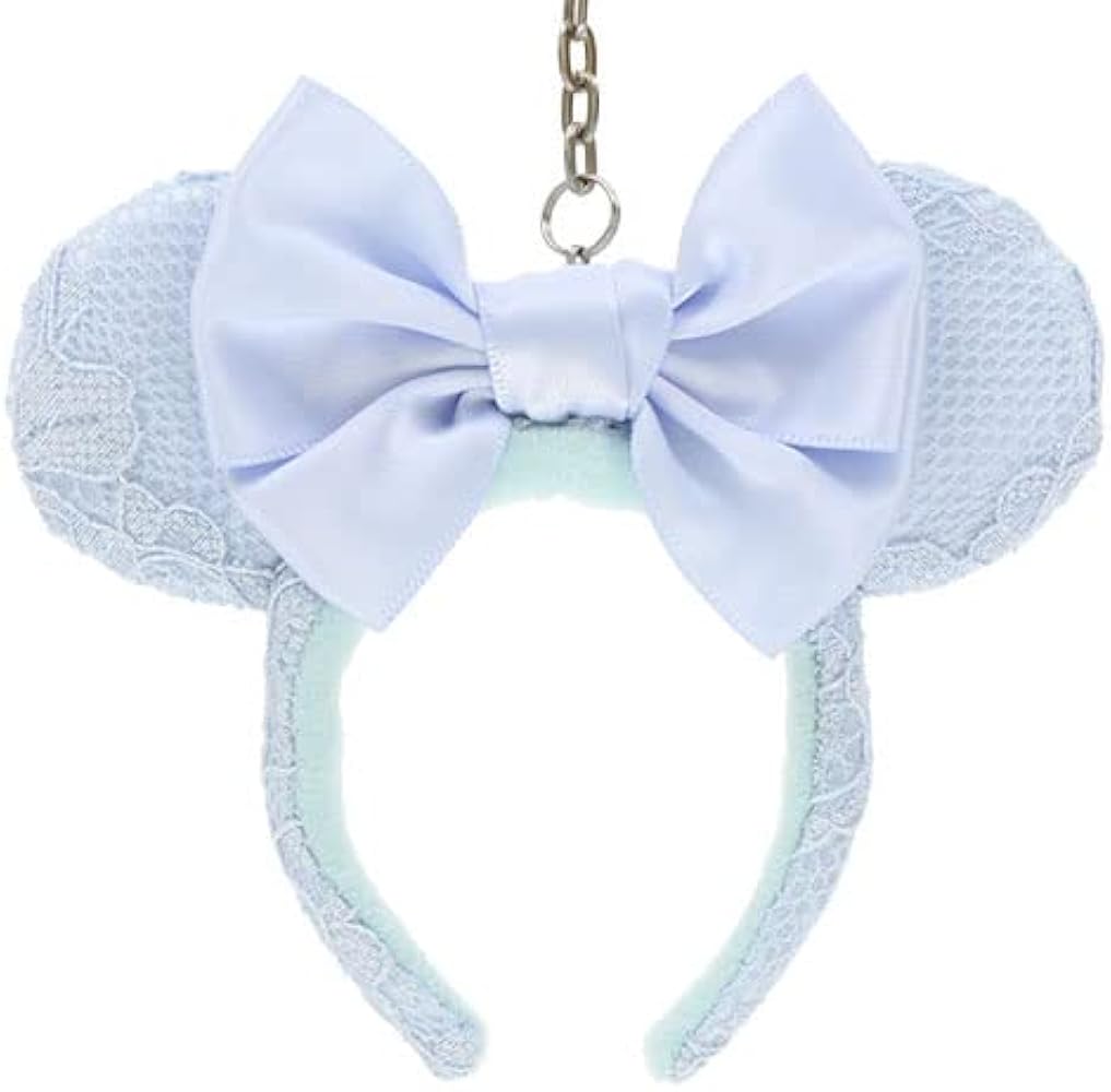 Amazon.co.jp: ミニーマウス カチューシャ キーチェーン Blue Ever