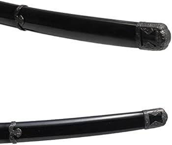 Amazon.co.jp: 模造刀 太刀 陣太刀 黒呂塗り鞘 極上研磨刀身 大刀